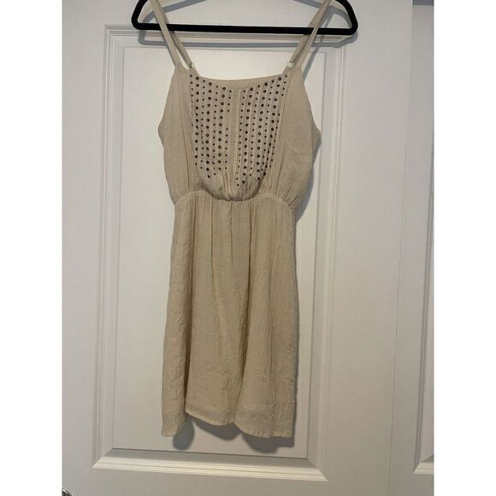Lucca Couture Women's Beige Baby Doll Dress